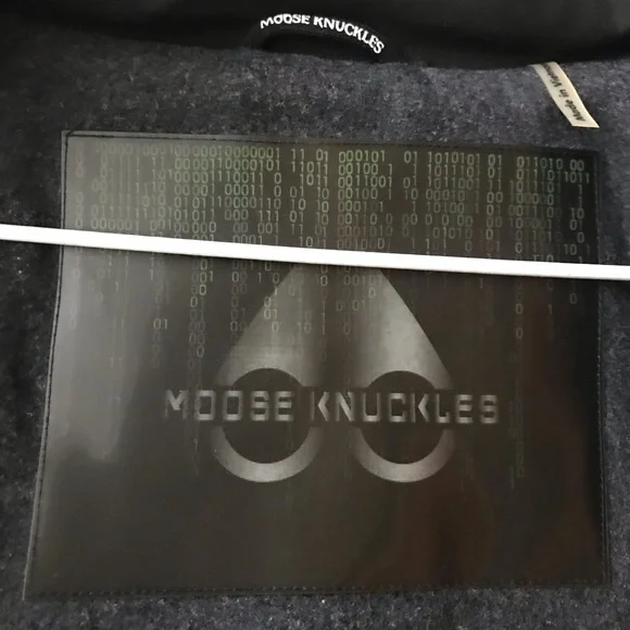 MOOSE KNUCKLES FLEMINGTON JACKET IN CHARCOAL MELANGE NEW $895 Mens Sz XL